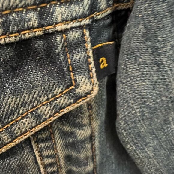 Vintage like new Abercrombie kids girls size XL Jean jacket - Picture 3 of 4